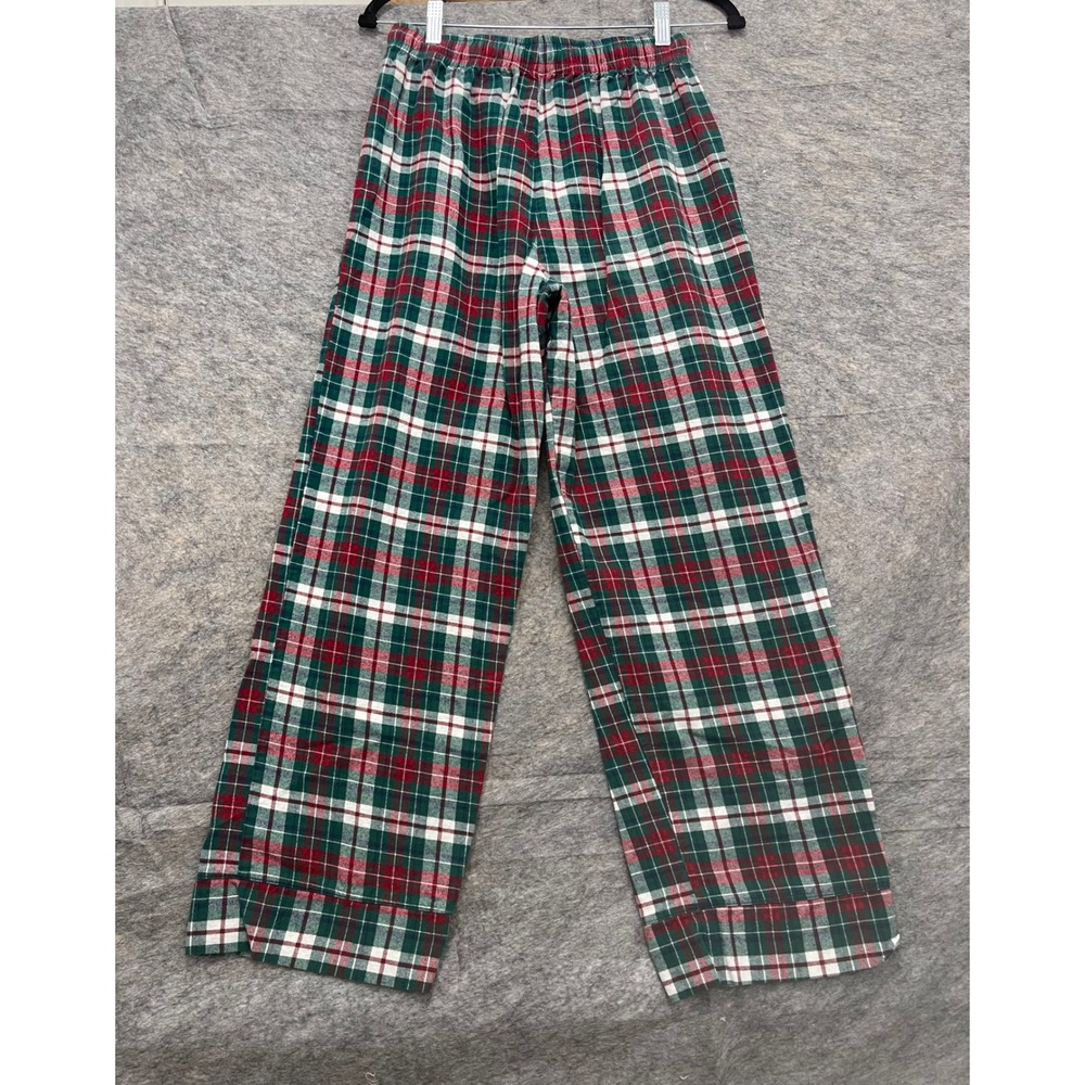 Show Me Your Mumu Classic PJ Set Holiday Plaid Green Red White Cotton Womens S - Picture 7 of 10